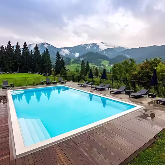 Proyecto de piscina premium de Construmax